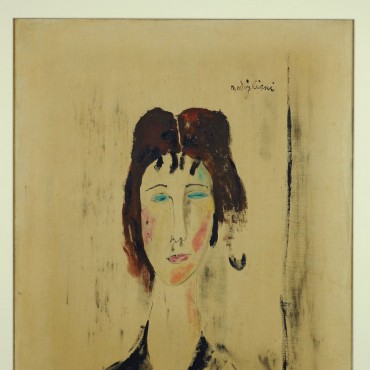 Modigliani. intero fronte dopo il restauro